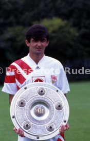 10.07.1992 VfB Stuttgart Fototermin Meisterschaft