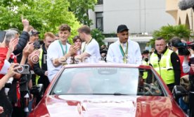 25.05.25 VfB Stuttgart Feier und Autokorso DFB-Pokal Sieg Stuttgart Schlossplatz