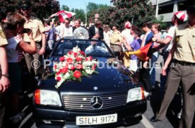 17.05.1992 VfB Stuttgart Meisterschaft Autokorso