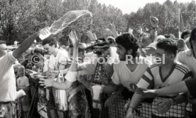 17.05.1992 VfB Stuttgart Meisterschaft Empfang im Stadion