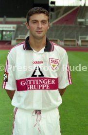 08.07.97 VfB Stuttgart Fototermin Saison 1997/1998