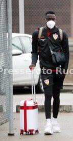 23.01.22 VfB Stuttgart Abflug Trainingslager Marbella