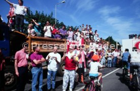 17.05.1992 VfB Stuttgart Meisterschaft Autokorso