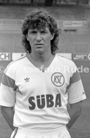 28.06.88 Karlsruher SC Fototermin Saison 1988/1989