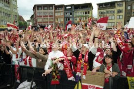 15.06.97 VfB Stuttgart Empfang am Rathaus DFB-Pokal Sieg 1997