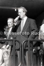 17.05.1992 VfB Stuttgart Meisterschaft Empfang im Stadion