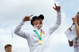 25.05.25 VfB Stuttgart Feier und Autokorso DFB-Pokal Sieg Stuttgart Schlossplatz