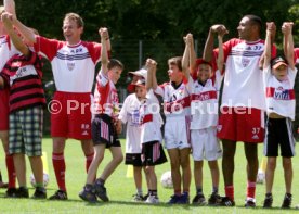 VfB Stuttgart Soccer Party 1999 li. Ralf Rangnick re. Didi Foto Rudel