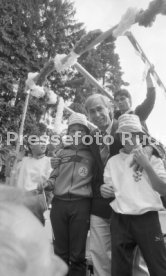21.06.87 Stuttgarter Kickers Empfang DFB-Pokal Finale 1987