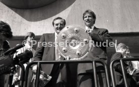 17.05.1992 VfB Stuttgart Meisterschaft Empfang im Stadion