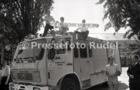17.05.1992 VfB Stuttgart Meisterschaft Autokorso