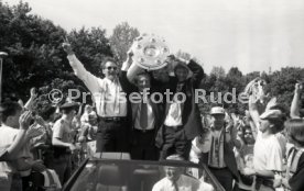 17.05.1992 VfB Stuttgart Meisterschaft Autokorso