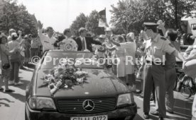 17.05.1992 VfB Stuttgart Meisterschaft Autokorso