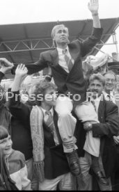 21.06.87 Stuttgarter Kickers Empfang DFB-Pokal Finale 1987