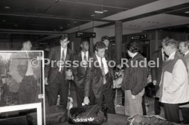 15.09.92 Ankunft Leeds United Flughafen Stuttgart