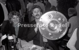26.05.1984 VfB Stuttgart Meisterschaft 1984 Empfang Rathaus