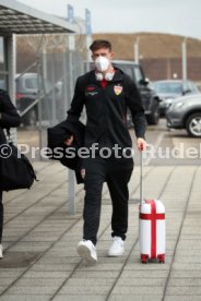 23.01.22 VfB Stuttgart Abflug Trainingslager Marbella