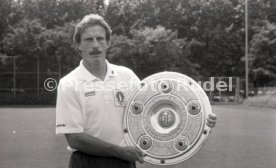 10.07.1992 VfB Stuttgart Fototermin Meisterschaft