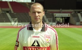 08.07.97 VfB Stuttgart Fototermin Saison 1997/1998