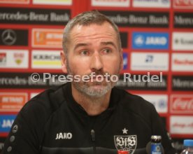 VFB Stuttgart PK Trainer Tim Walter