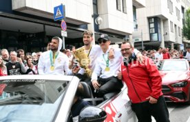 25.05.25 VfB Stuttgart Feier und Autokorso DFB-Pokal Sieg Stuttgart Schlossplatz