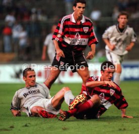 DFB Pokal Gladbach(A)-VfB 0:1 Eichin Bobic Schwarz Foto Rudel