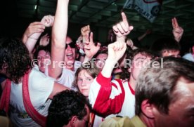 16.05.1992 VfB Stuttgart Meisterschaft Empfang Flughafen