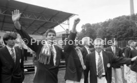 21.06.87 Stuttgarter Kickers Empfang DFB-Pokal Finale 1987