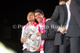 19.05.07 VfB Stuttgart Meisterschaft 2007 Empfang Schlossplatz
