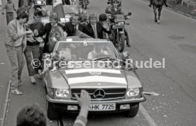 26.05.1984 VfB Stuttgart Meisterschaft 1984 Autokorso Bad Cannstatt
