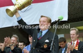 15.06.97 VfB Stuttgart Empfang am Rathaus DFB-Pokal Sieg 1997