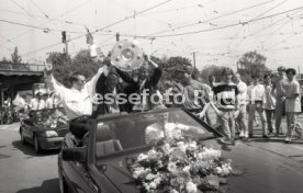 17.05.1992 VfB Stuttgart Meisterschaft Autokorso
