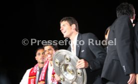 19.05.07 VfB Stuttgart Meisterschaft 2007 Empfang Schlossplatz