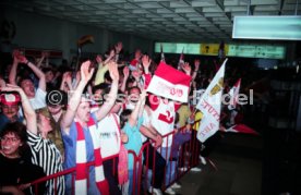 16.05.1992 VfB Stuttgart Meisterschaft Empfang Flughafen