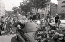 17.05.1992 VfB Stuttgart Meisterschaft Autokorso