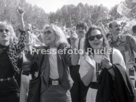 17.05.1992 VfB Stuttgart Meisterschaft Empfang im Stadion
