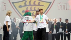 25.05.25 VfB Stuttgart Feier und Autokorso DFB-Pokal Sieg Stuttgart Schlossplatz