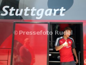 VfB Stuttgart Vorstellung Neuer Mannschaftsbus