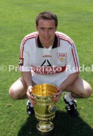 15.07.97 VfB Stuttgart Fototermin DFB-Pokal Sieger 1997