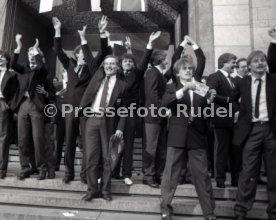 26.05.1984 VfB Stuttgart Meisterschaft 1984 Empfang Rathaus