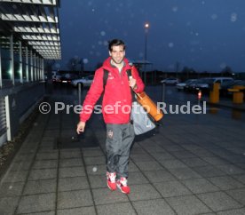 VfB Stuttgart Abflug ins Trainingslager La Manga Flughafen Stuttgart