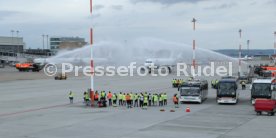 25.05.25 VfB Stuttgart Ankunft Flughafen Stuttgart aus Berlin DFB-Pokal Sieg