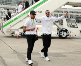 25.05.25 VfB Stuttgart Ankunft Flughafen Stuttgart aus Berlin DFB-Pokal Sieg