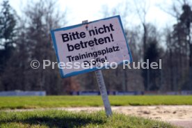 Stuttgarter Kickers ADM Sportpark gesperrt Corona Virus