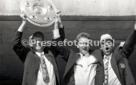 17.05.1992 VfB Stuttgart Meisterschaft Empfang im Stadion