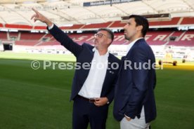 12.09.22 VfB Stuttgart PK Khedira, Lahm, Gentner