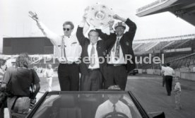 17.05.1992 VfB Stuttgart Meisterschaft Empfang im Stadion