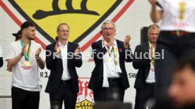 25.05.25 VfB Stuttgart Feier und Autokorso DFB-Pokal Sieg Stuttgart Schlossplatz
