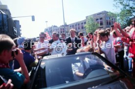 17.05.1992 VfB Stuttgart Meisterschaft Autokorso
