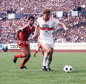 VfB Stuttgart Meister 1984 Guido Buchwald Foto Rudel